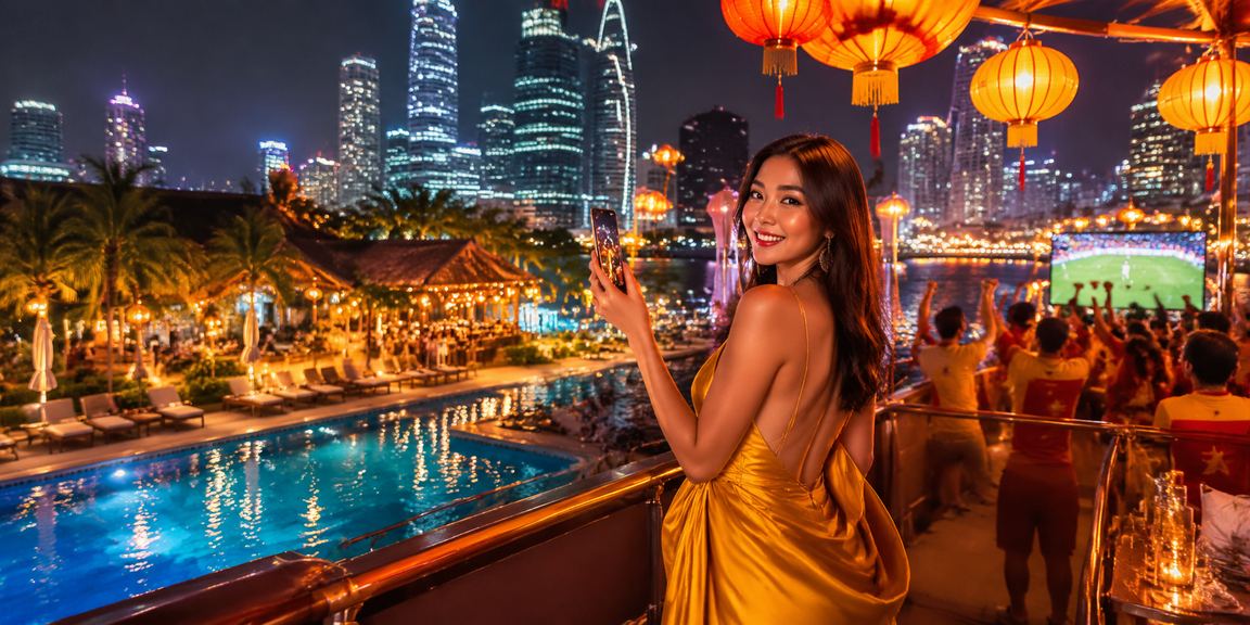 Người dùng Hà Nội sử dụng điện thoại tại chợ đêm – trải nghiệm casino di động an toàn
