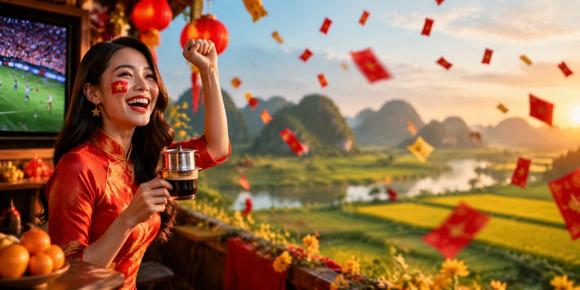 Người dùng Ninh Bình nhận thưởng và uống cà phê khi giao dịch trực tuyến trên se2