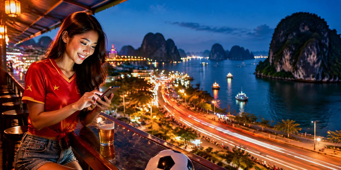 Người chơi Việt Nam xem phân tích thể thao trên điện thoại